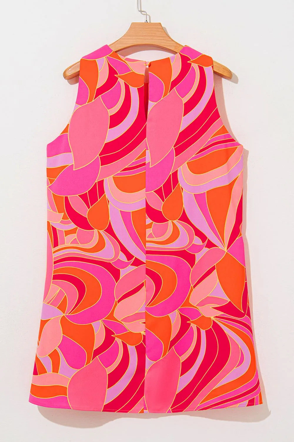 Abstract Floral Print Sleeveless Shift Mini Dress - Product image 8 by Simply Love