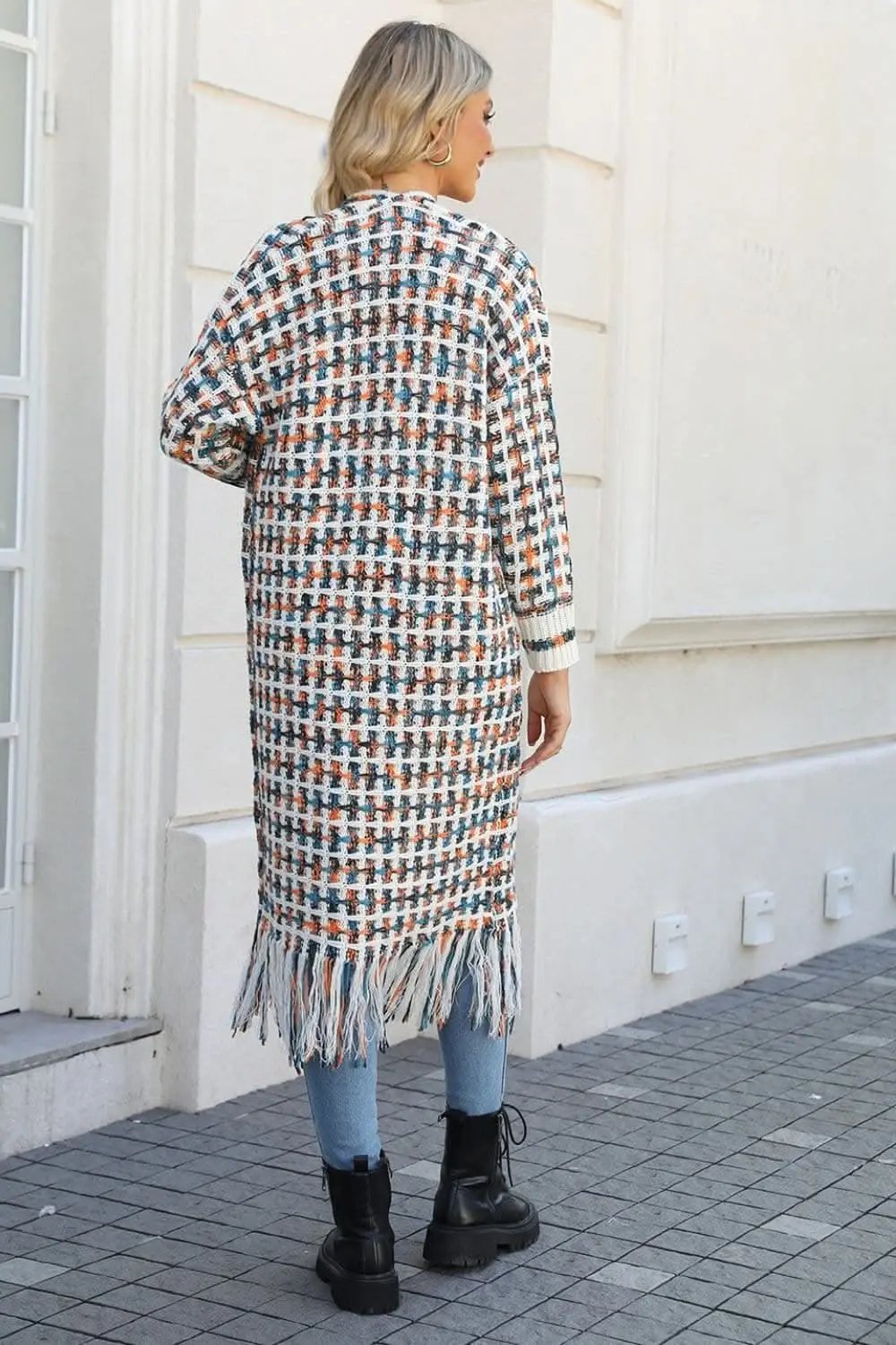 Multicolored fringe cardigan - Love Salve 