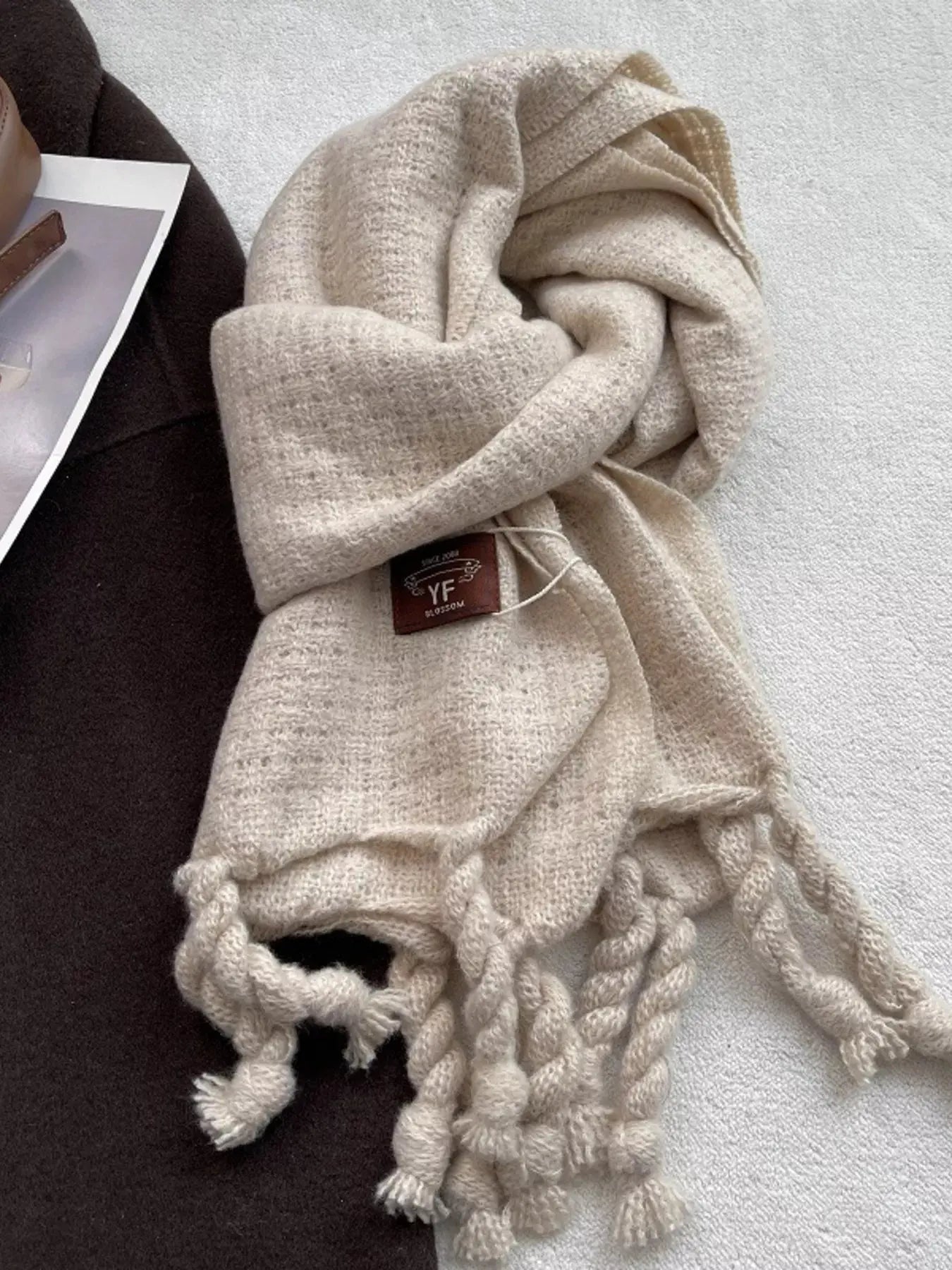 Knitted Tassel Scarf Simply Love