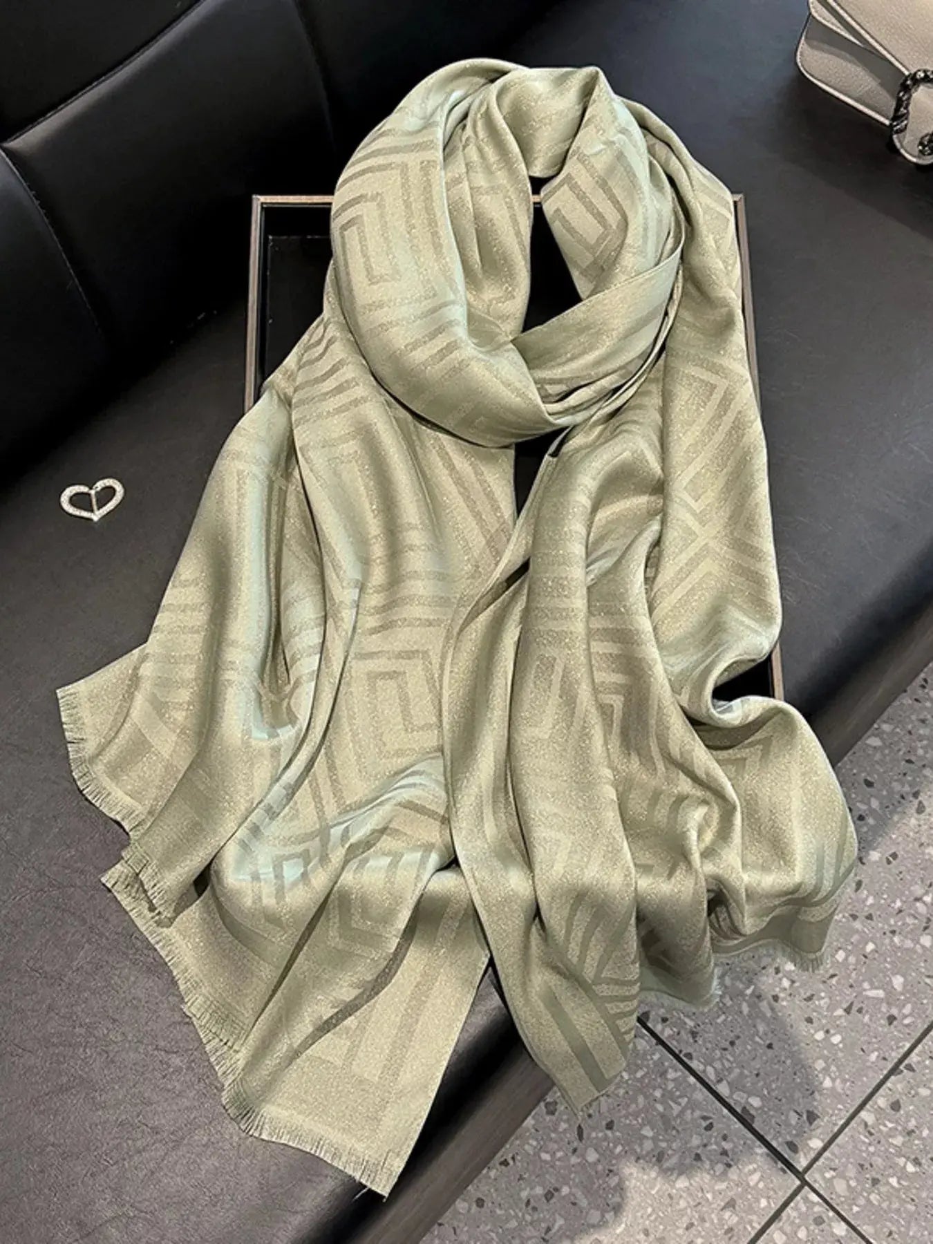 Raw Hem Lightweight Scarf Simply Love