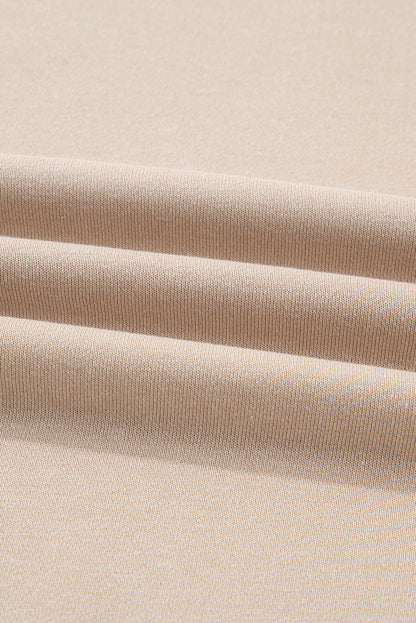 Jet Stream Oversize Slit Sweatshirt And Ribbed Leggings Set