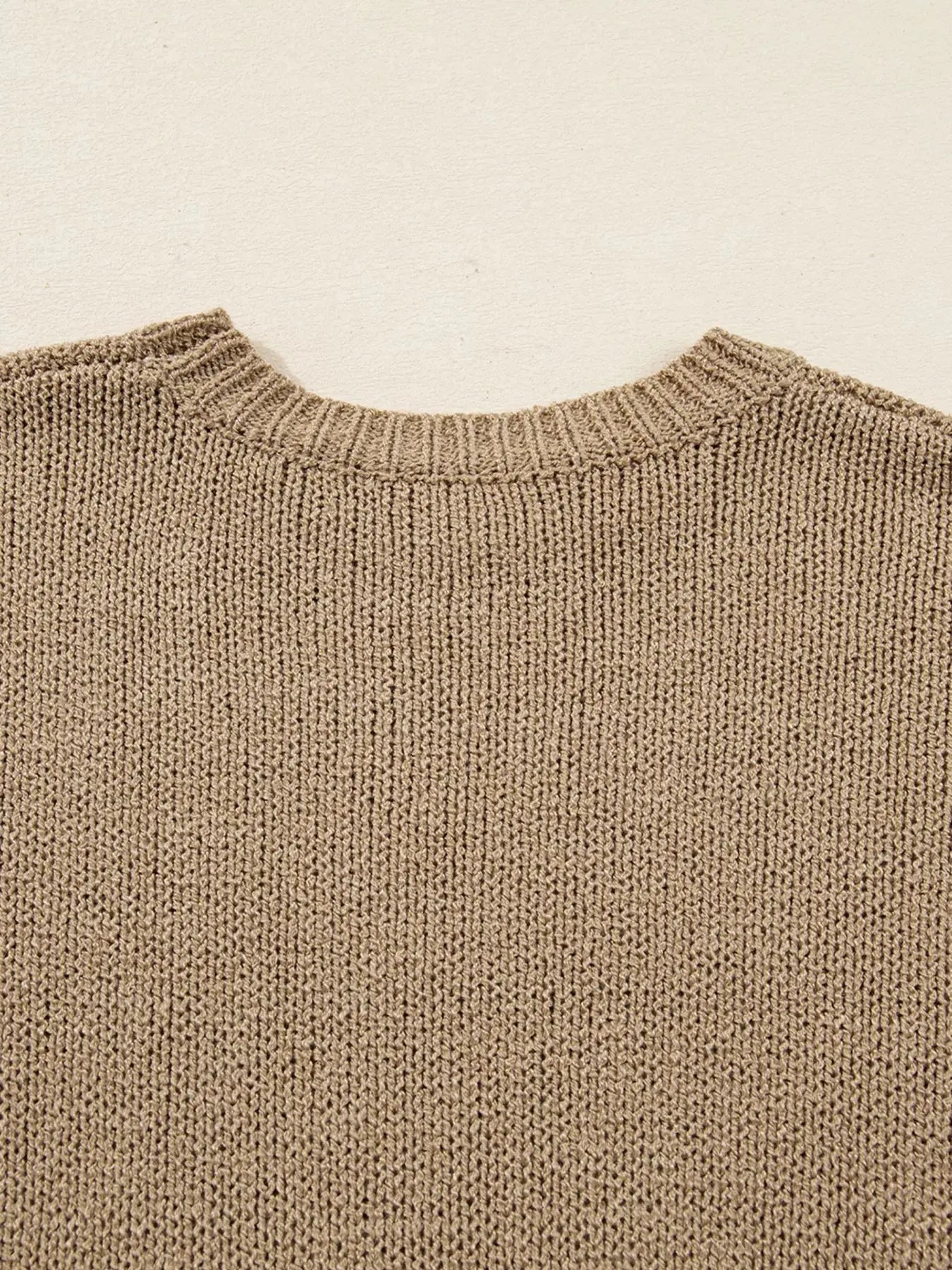 Oversize Drop Shoulder Slouchy Sweater Dress Simply Love