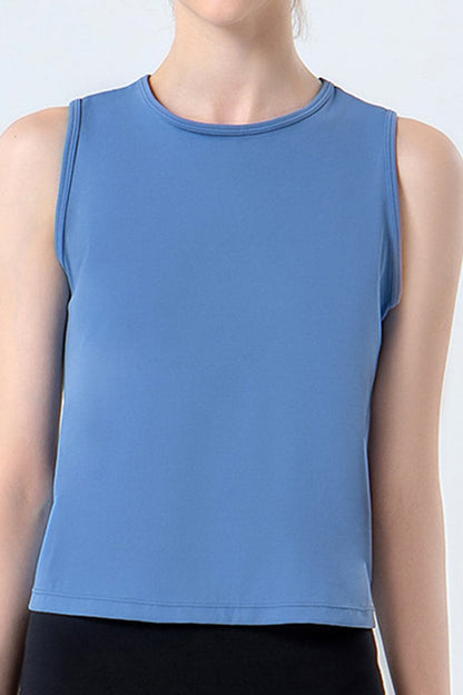 Round Neck Active Tank.