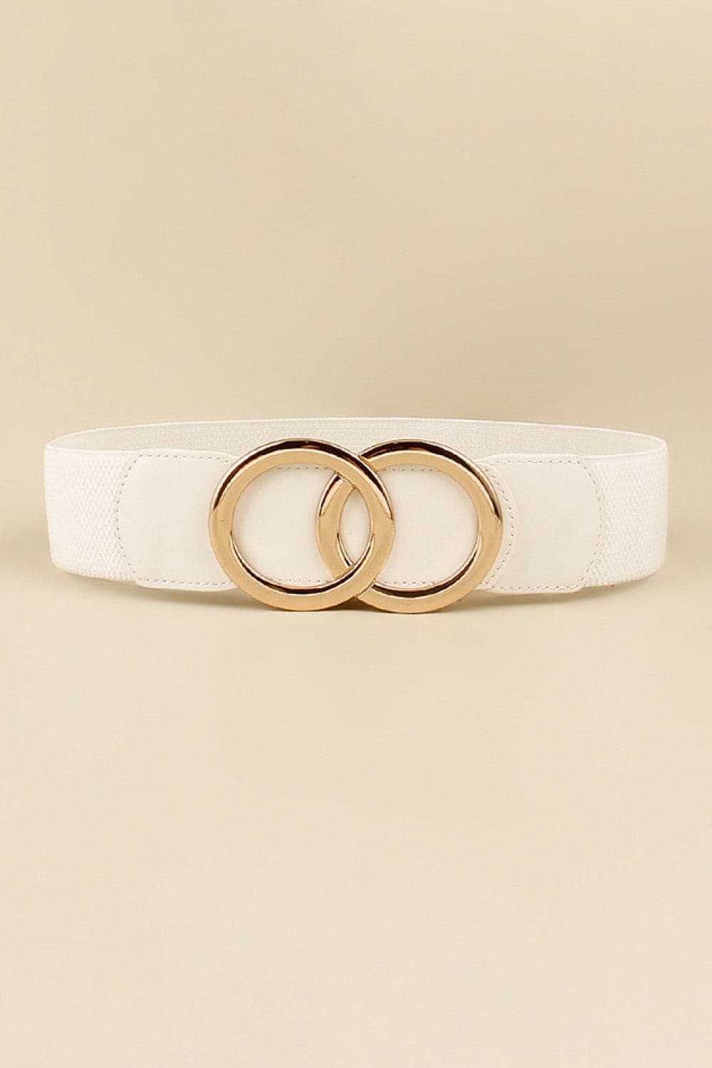 Zinc Alloy Buckle Elastic PU Belt.