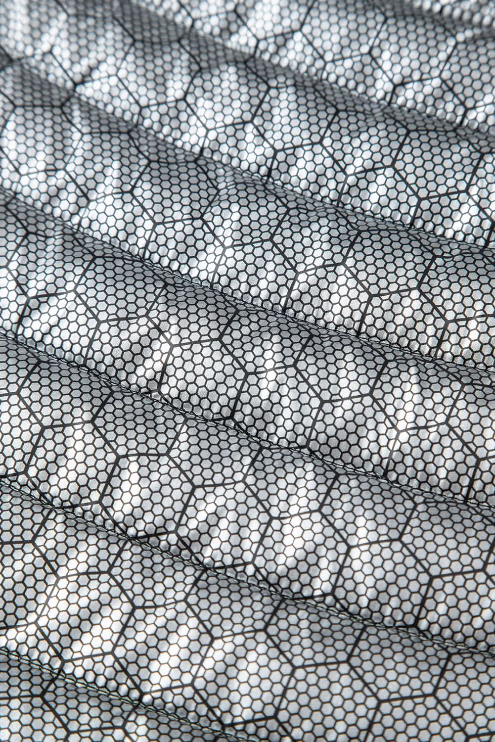 Black Solid Color Quilted Zip-up Puffer Jacket - Love Salve 