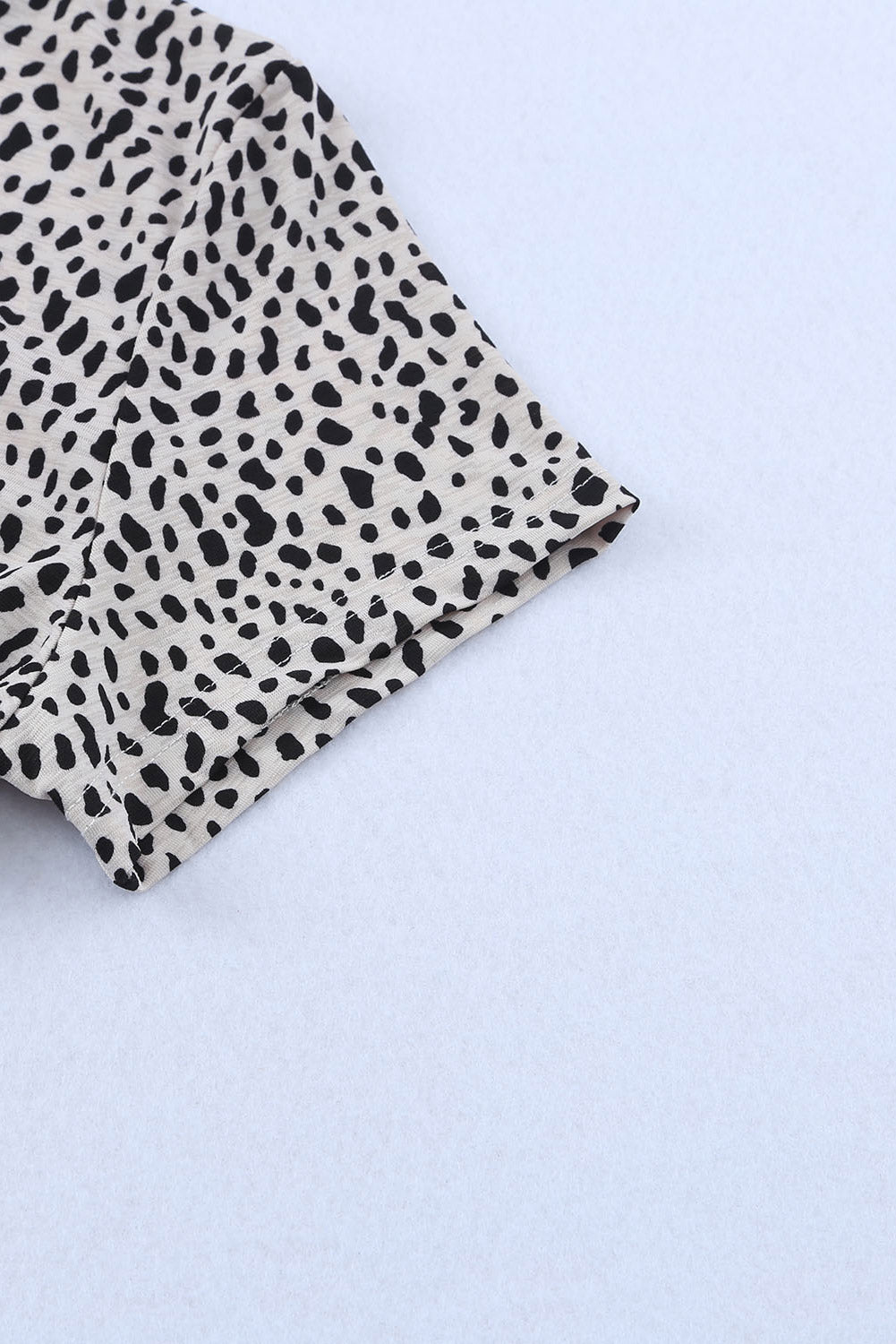 Apricot Cheetah Print Casual Crew Neck T Shirt - Product image 7 T Shirts by Divine Design4U