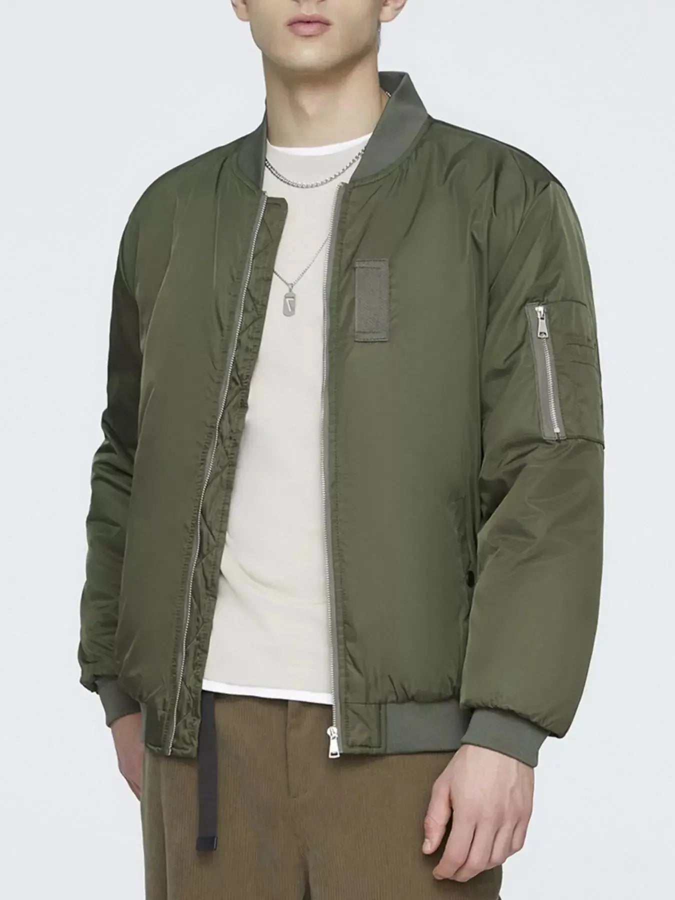 Men's Plus Size Lightweight Bomber Jacket Simply Love