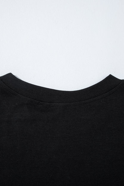 Black MAMA Letter Graphic Neon T Shirt for Stylish Moms