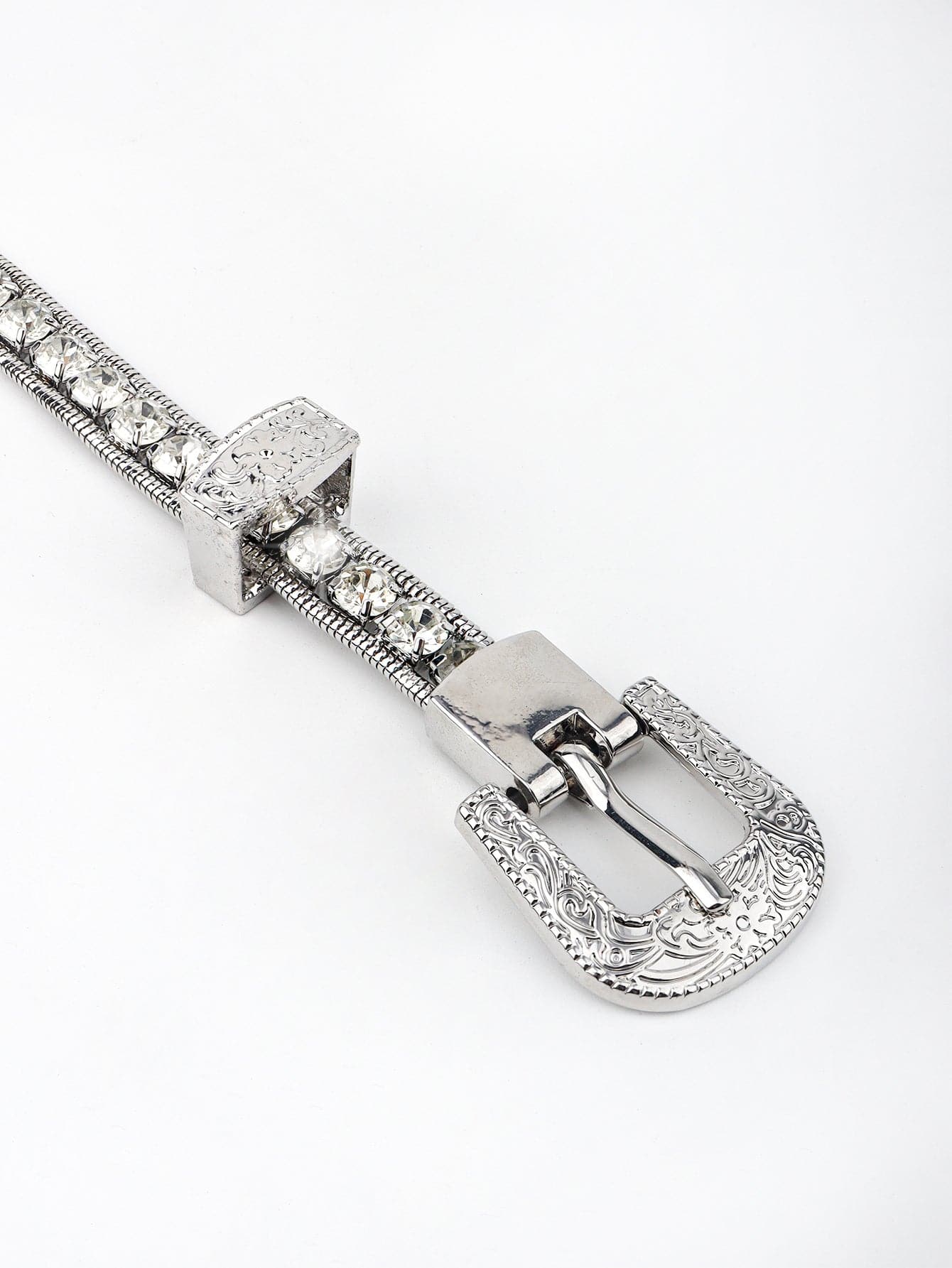 Rhinestone Metal Belt.