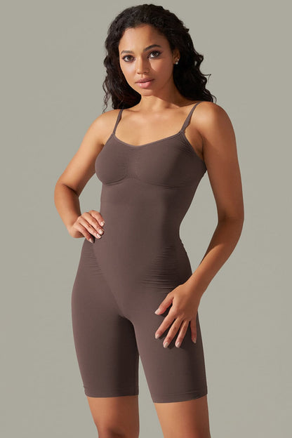 Spaghetti Strap Active Romper.