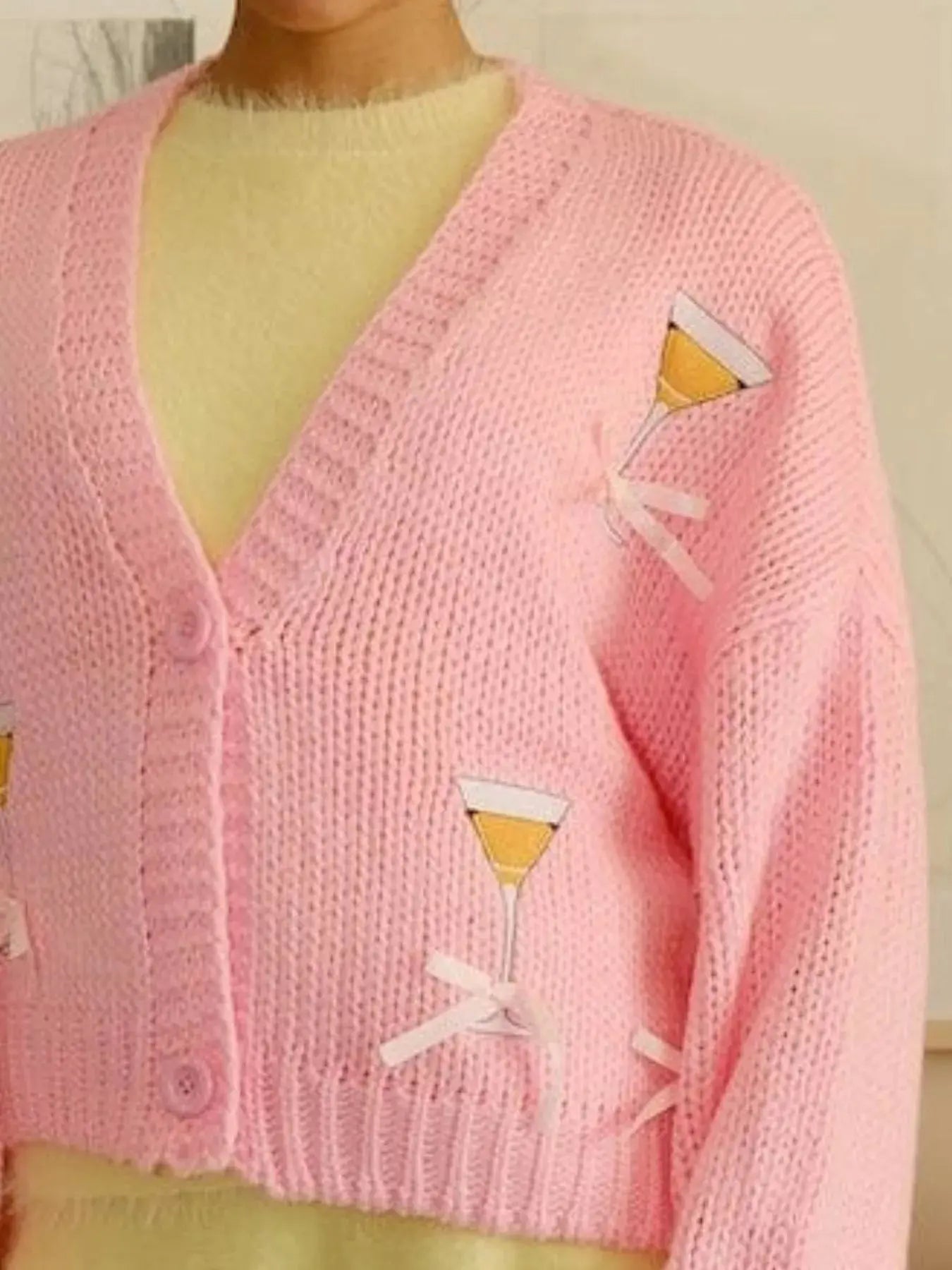 Cocktail Button Up Cardigan Simply Love
