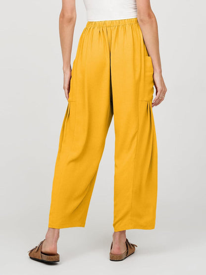 Full Size Wide Leg Pants with Pockets.