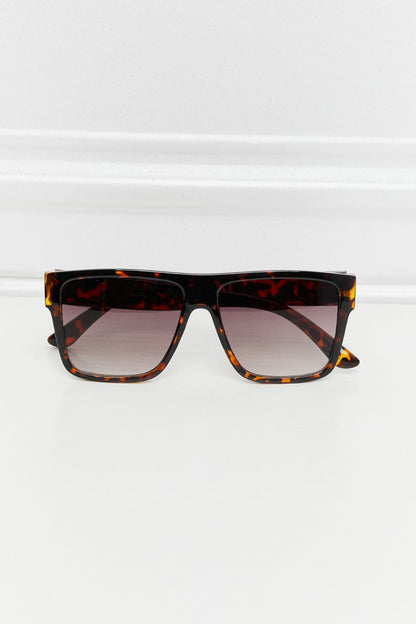 Tortoiseshell Square Full Rim Sunglasses.