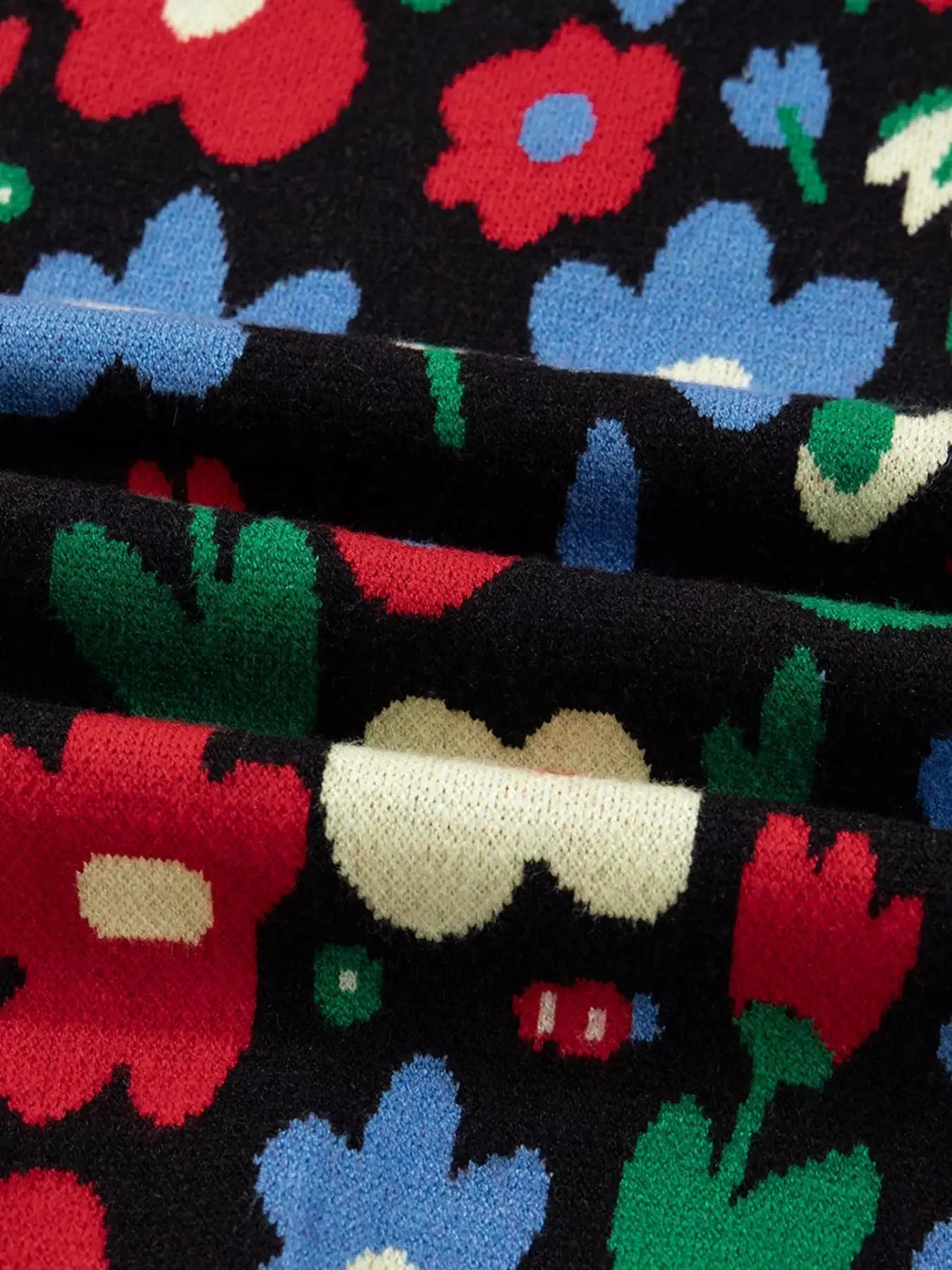 Floral Print V Neck Buttoned Cardigan Simply Love