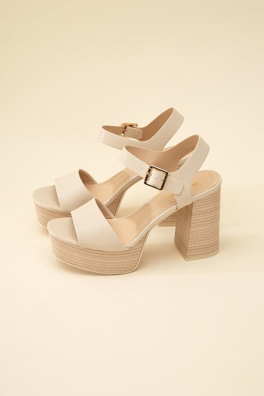 OPTIONS-S Ankle Strap Heels.