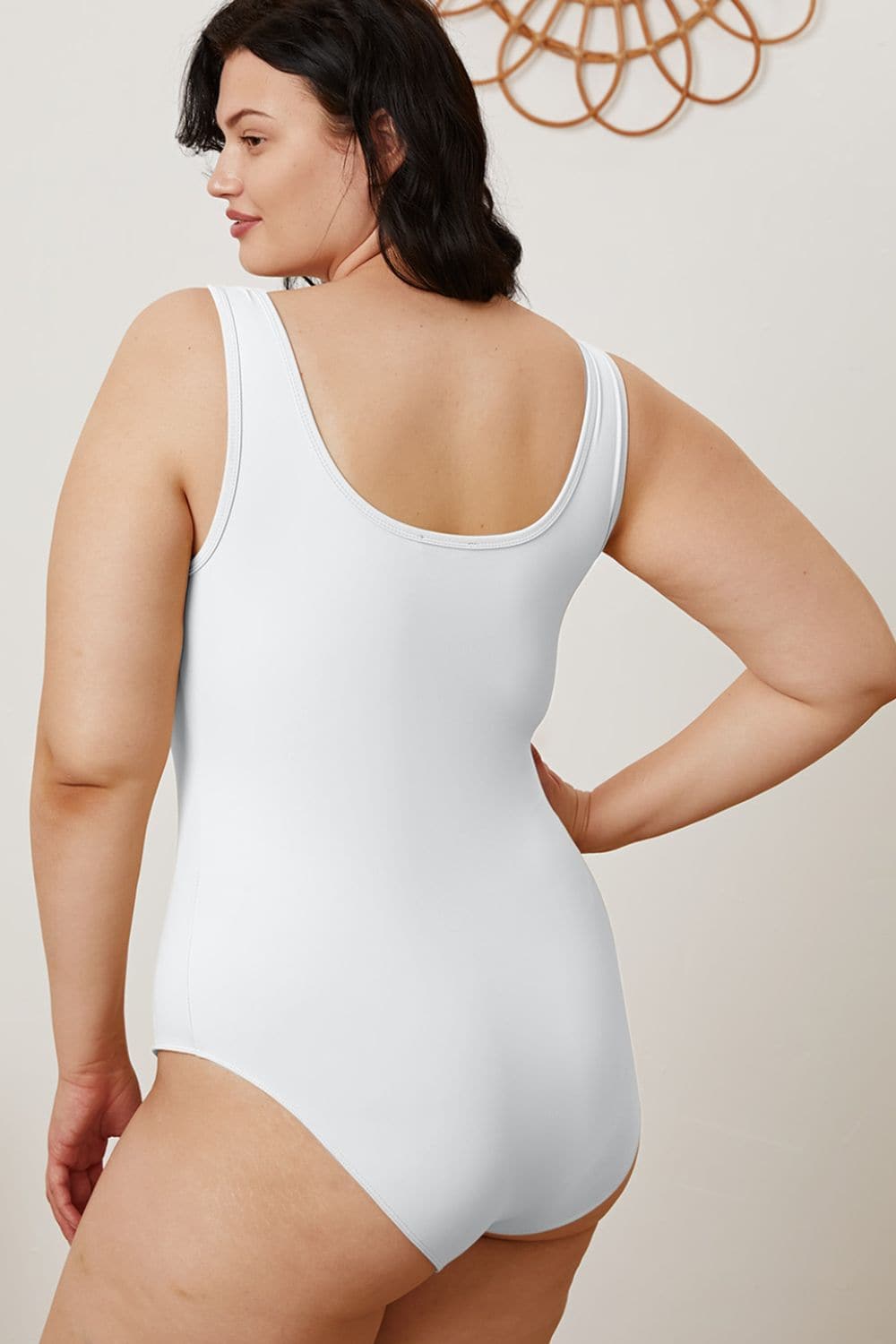 Basic Bae Full Size Square Neck Sleeveless Bodysuit.