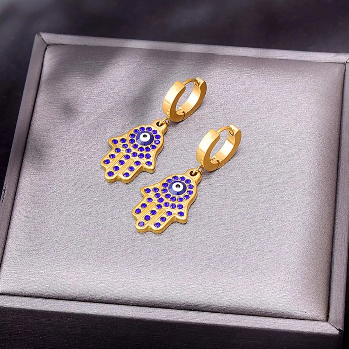 18K Gold-Plated Hand Charm Jewelry Set Simply Love