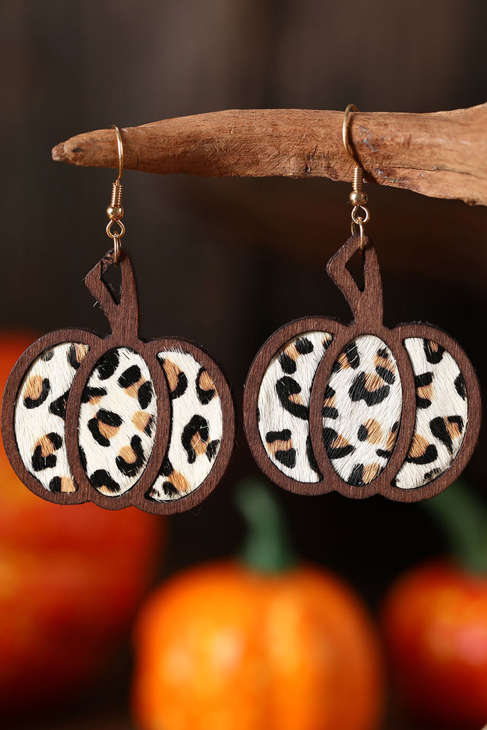 Colorful Animal Print Drop Earrings