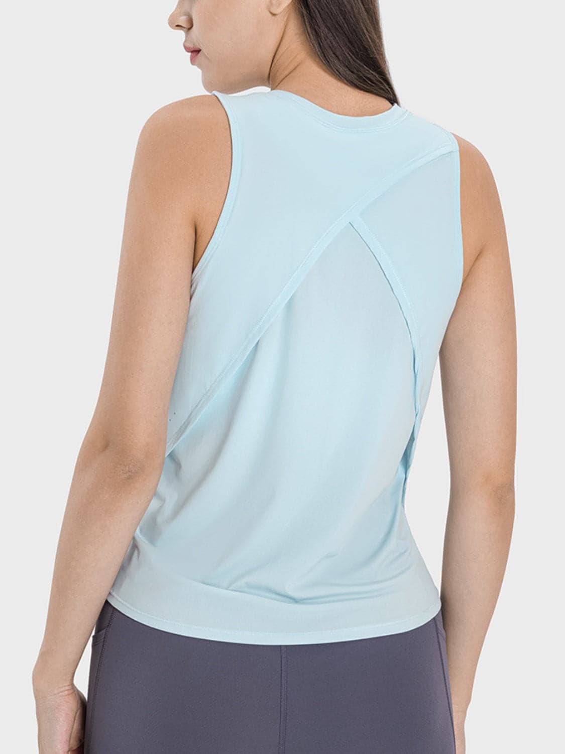 Round Neck Active Tank.