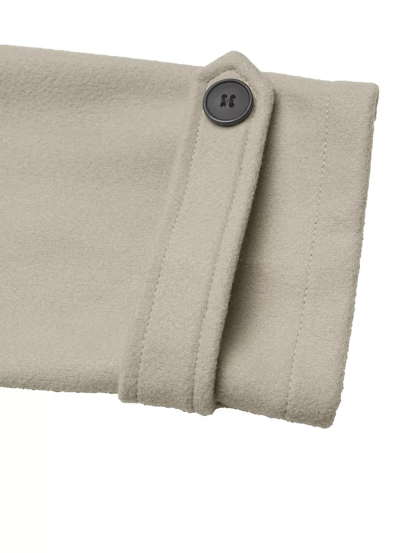 Double-Breasted Wool Blend Outerwear Simply Love