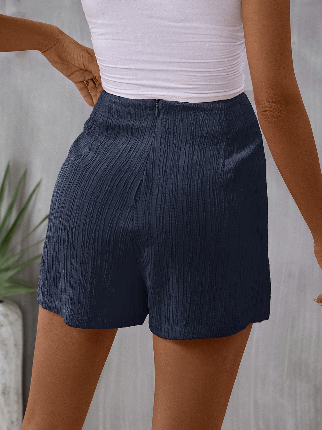 Tied High Waist Skort.