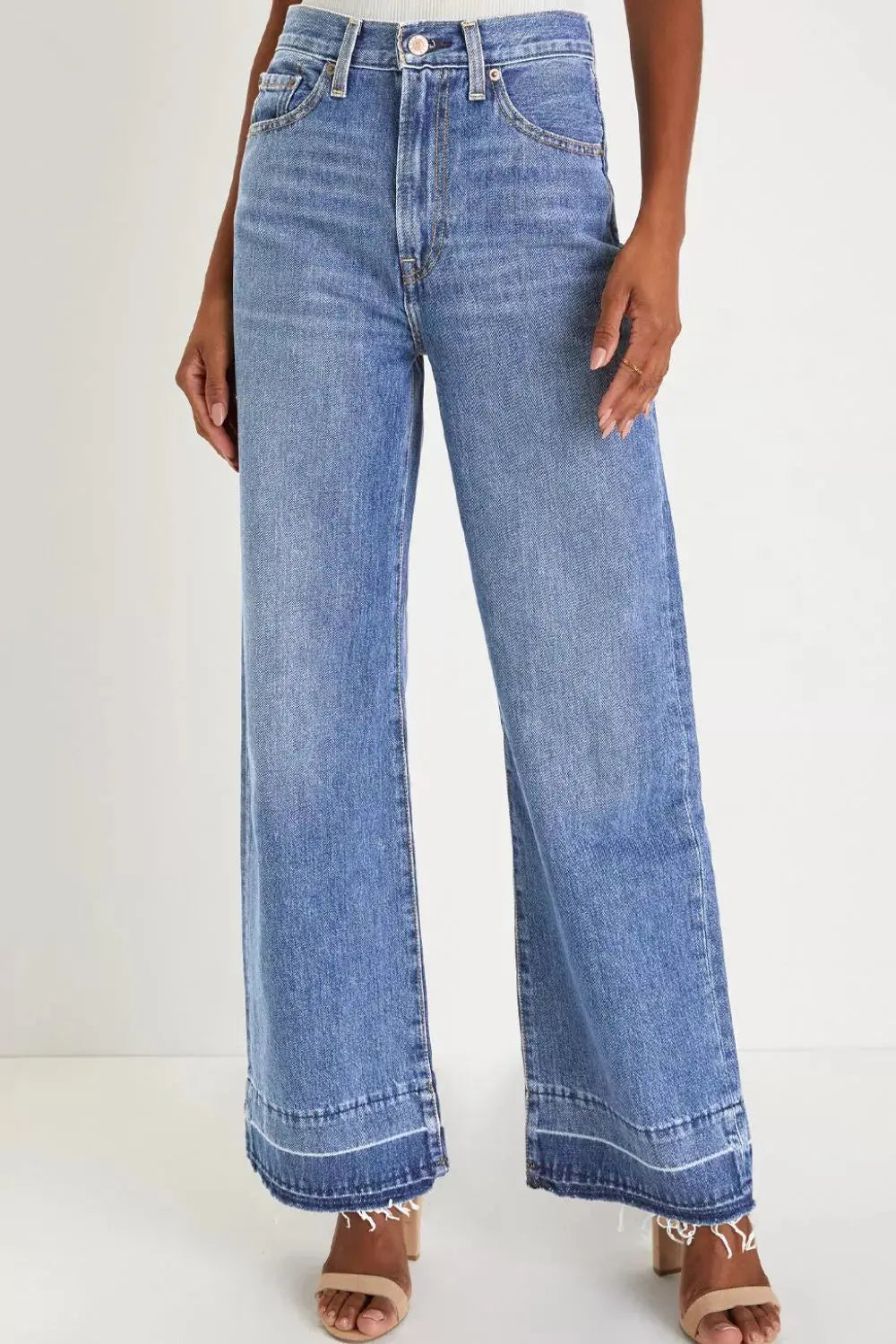 Wide Leg High Waist Jeans Simply Love