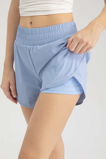 Elastic Waist Active Shorts.