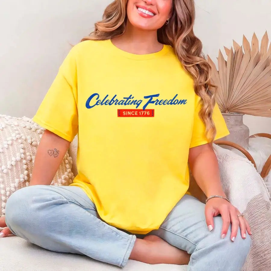 4th of July T-Shirt – Celebrating Freedom Since 1776 Patriotic Tee - Product image 5 by Adorb.co