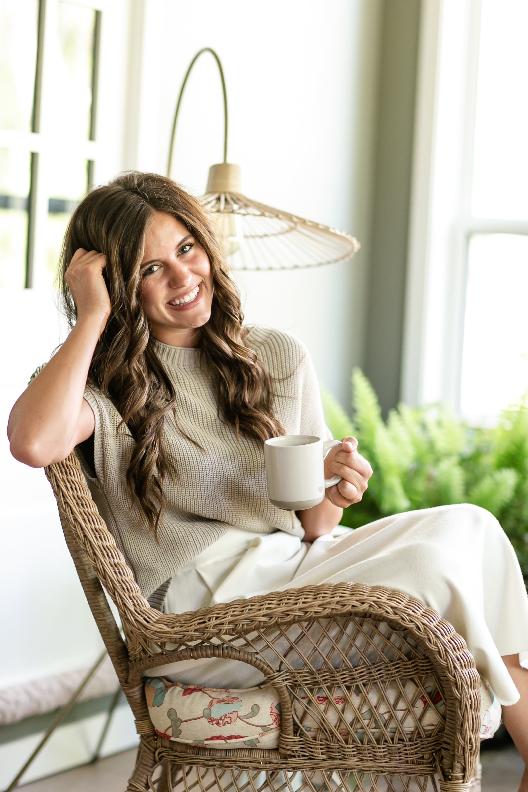 Danya Knit Sweater Set Top + Skirt Inherit Co.