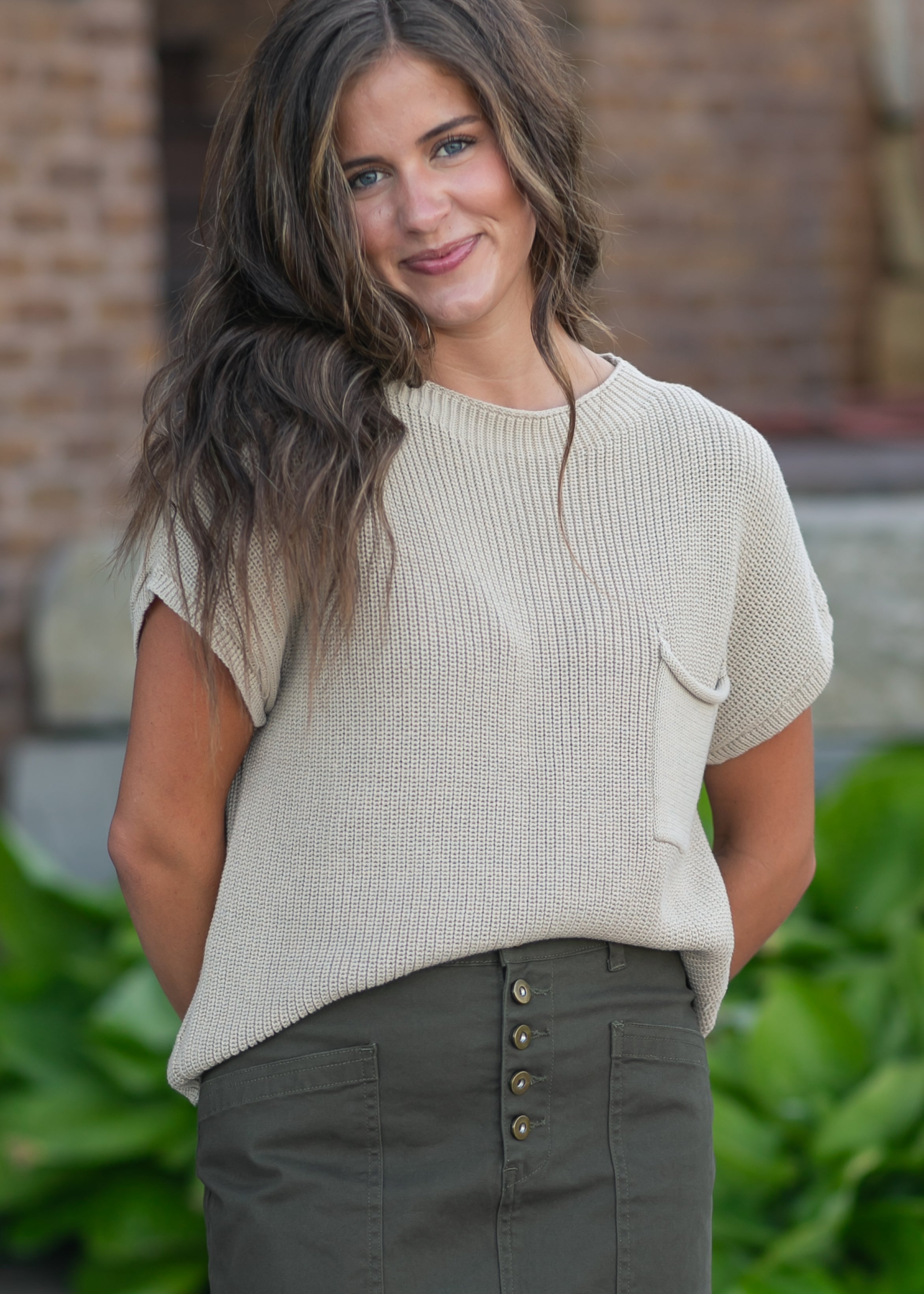 Danya Knit Sweater Set Top + Skirt Inherit Co.