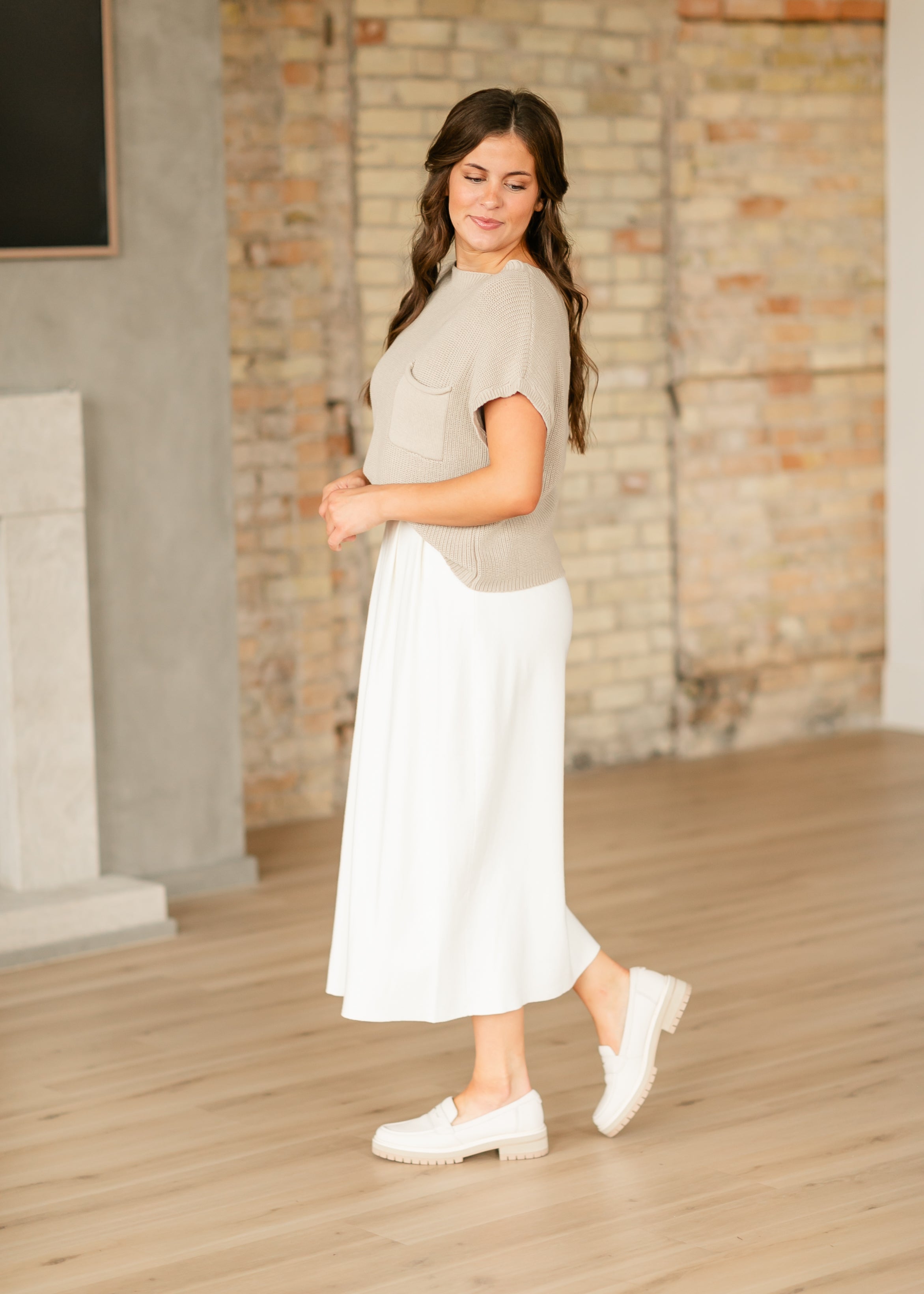 Danya Knit Sweater Set Top + Skirt Inherit Co.