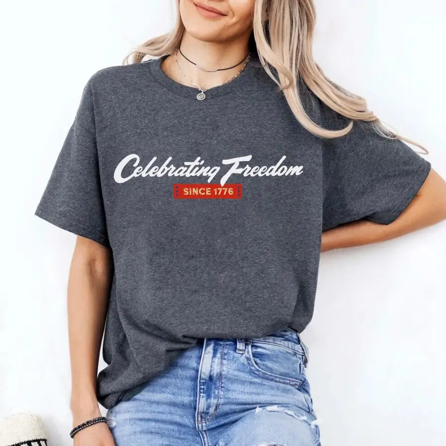 4th of July T-Shirt – Celebrating Freedom Since 1776 Patriotic Tee - Product image 6 by Adorb.co