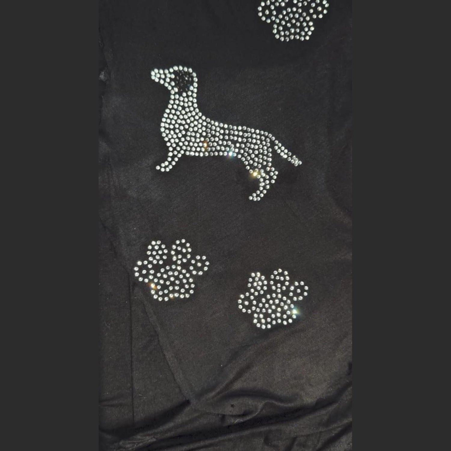 Dachshund Sparkle Leggings â€“ Rhinestone Glam for Dog Lovers with Pockets MM