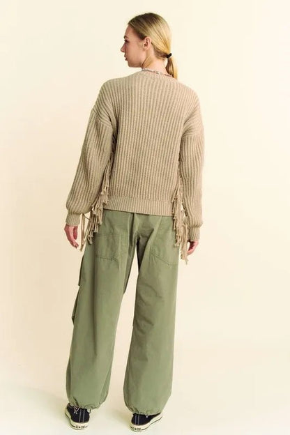 Davi & Dani Drawstring Baggy Pants with Pockets for Comfort - Love Salve 