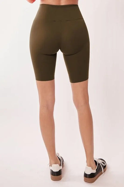 Davi & Dani High Waisted Biker Leggings for Women - Love Salve