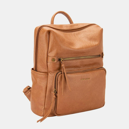 Sleek and Practical PU Leather Backpack by David JonesSleek and Practical PU Leather Backpack by David Jones
 Upgrade your style game with the Sleek and Practical PU Leather Backpack from David Jones. This backpack is mLove Salve Practical PU Leather Backpackjust arrived