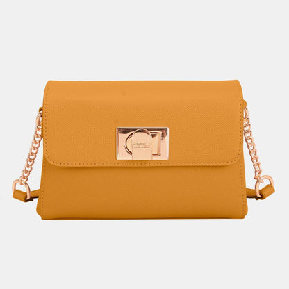 David Jones PU Leather Crossbody Bag - Love Salve