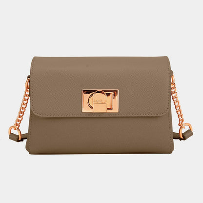 David Jones PU Leather Crossbody Bag - Love Salve