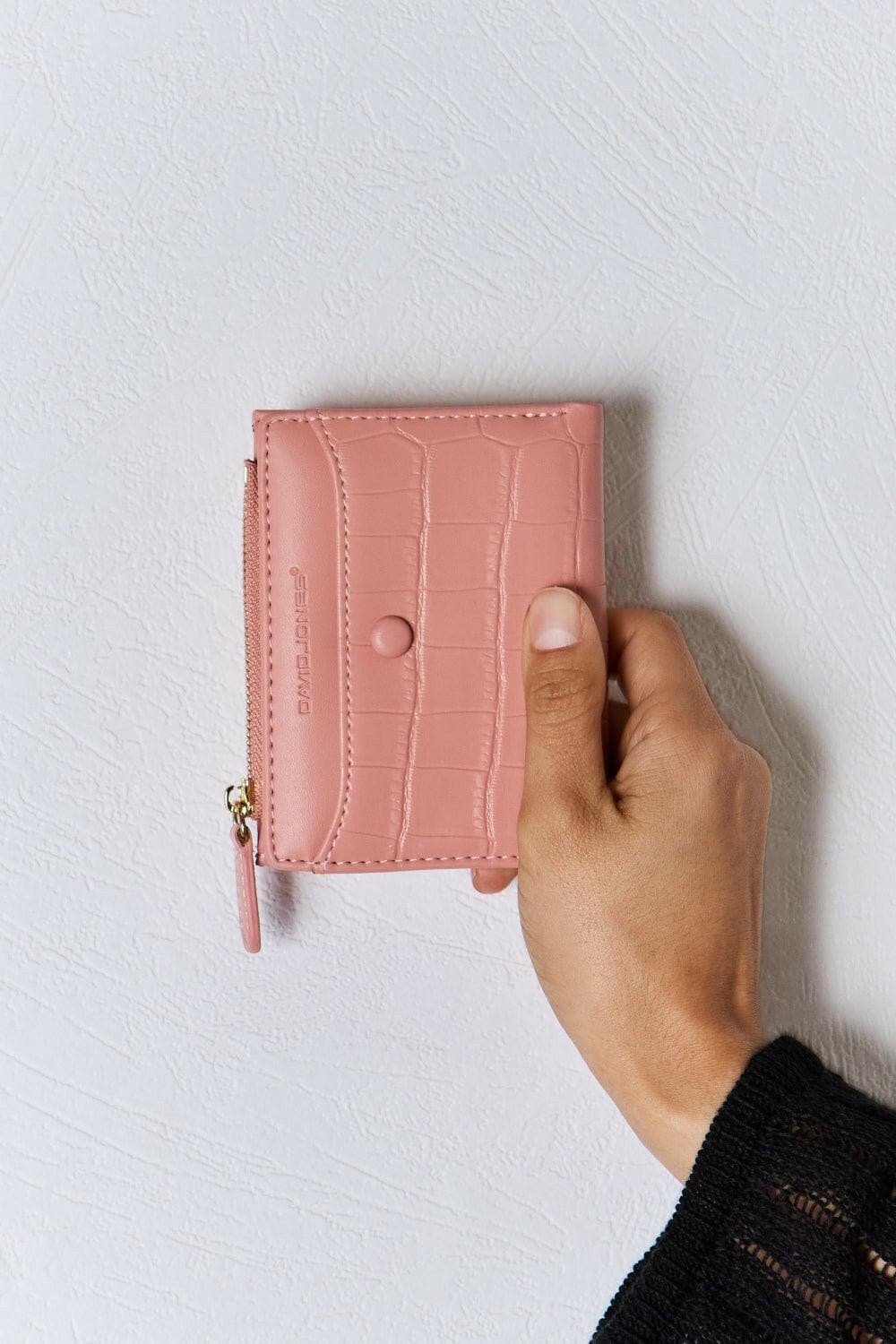 David Jones Texture PU Leather Mini Wallet - Love Salve