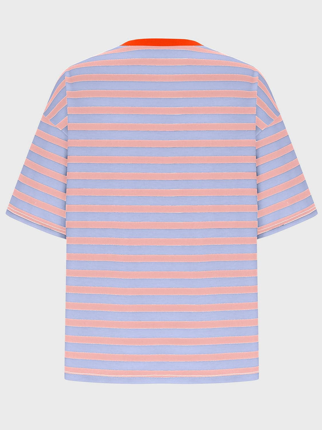 Striped Round Neck Half Sleeve T-Shirt.