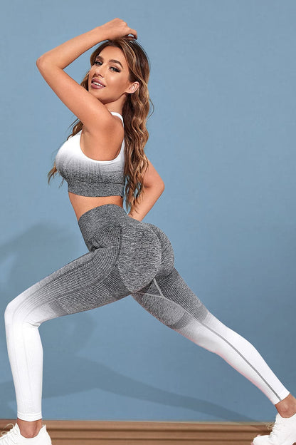 Gradient Sports Tank and Leggings Set.