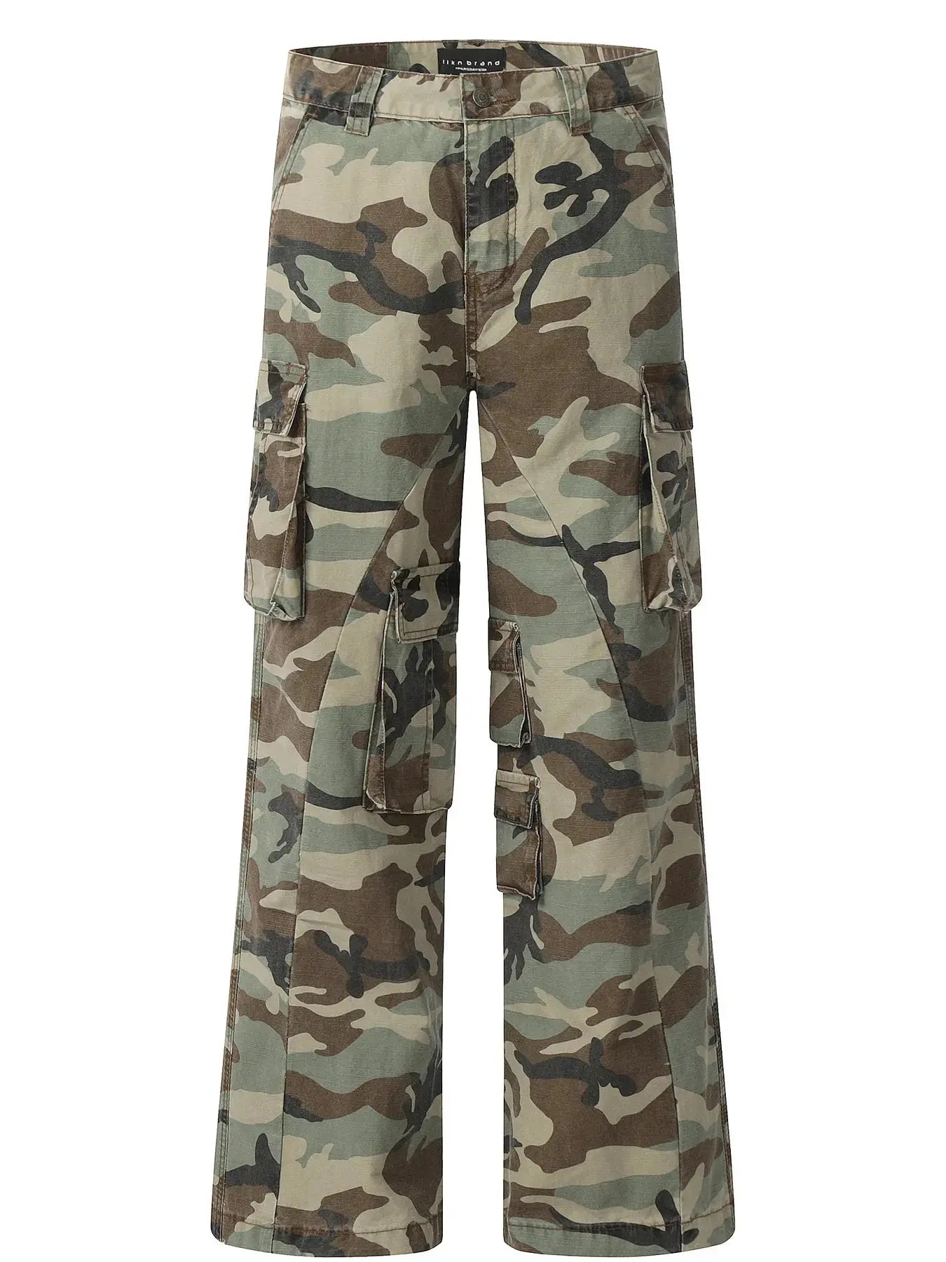 Men's Relaxed Fit Camo Cargo Pants Simply Love