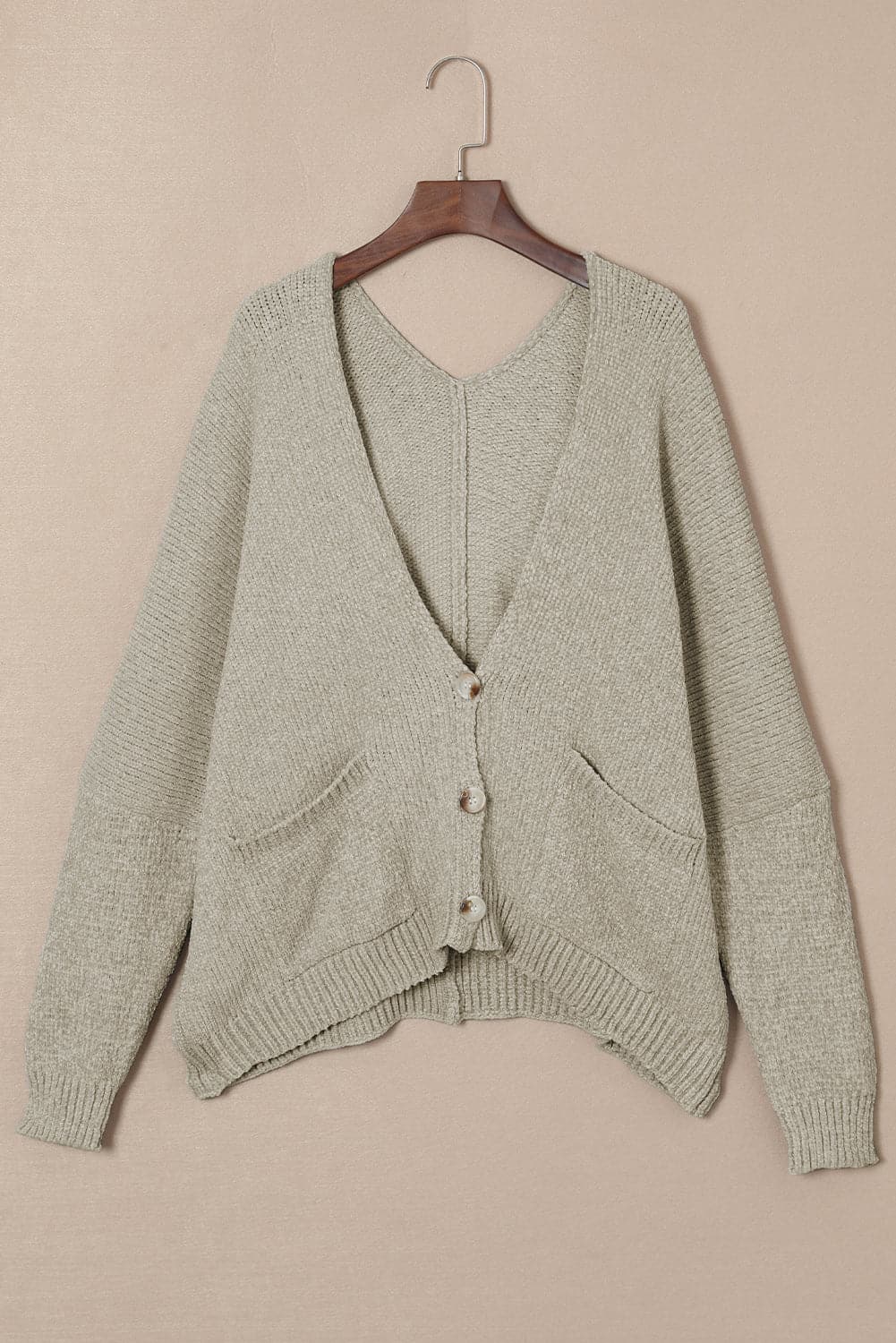 Button Down Cardigan with Pockets.