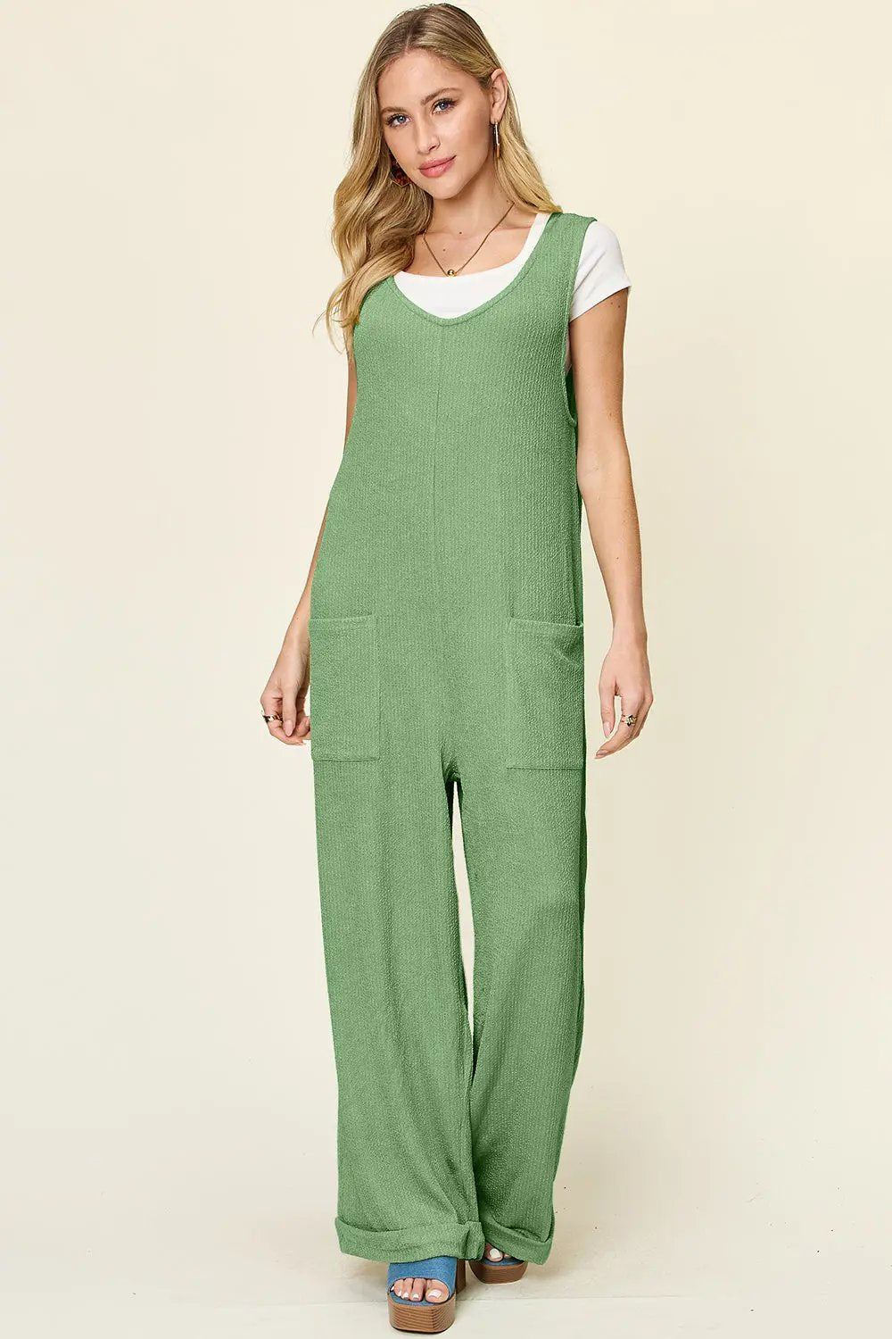 Double Take: Wide Leg Jumpsuit - Love Salve