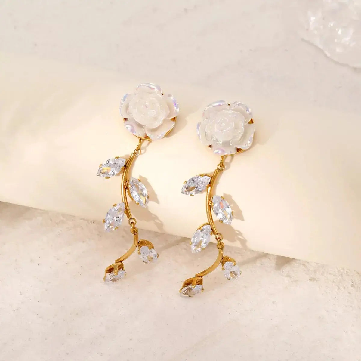Flower Drop Earrings Simply Love