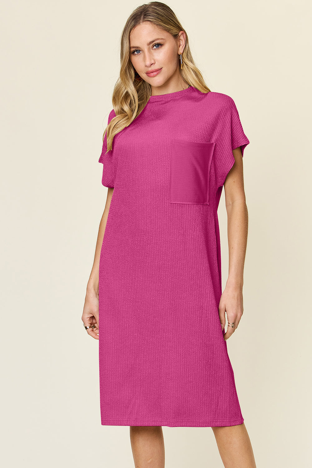Double Take: Mock Neck Short Dress