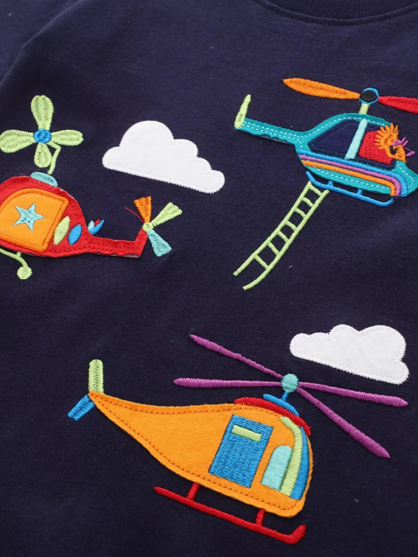 Children's Helicopter Short Sleeve T-Shirt Simply Love