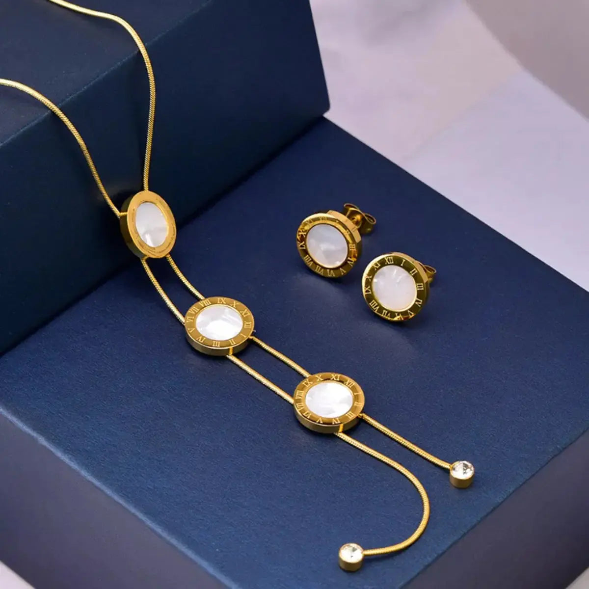 18K Gold-Plated Shell Jewelry Set Simply Love