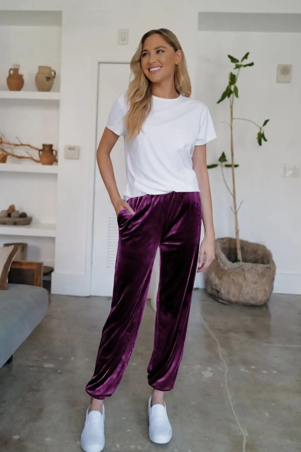 Sheer joggers with pockets - S to XL - Love Salve 