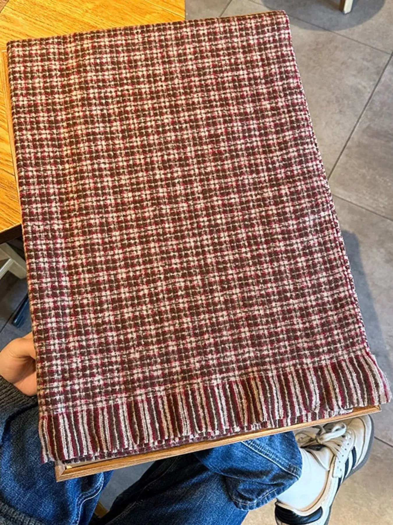 Plaid Warm Scarf Simply Love